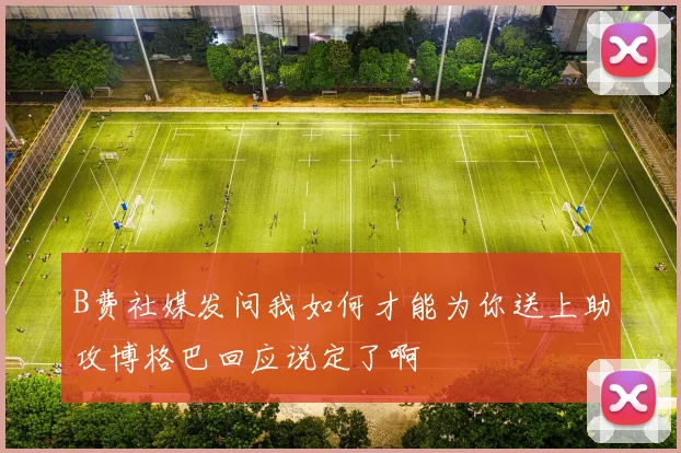 B费社媒发问我如何才能为你送上助攻博格巴回应说定了啊